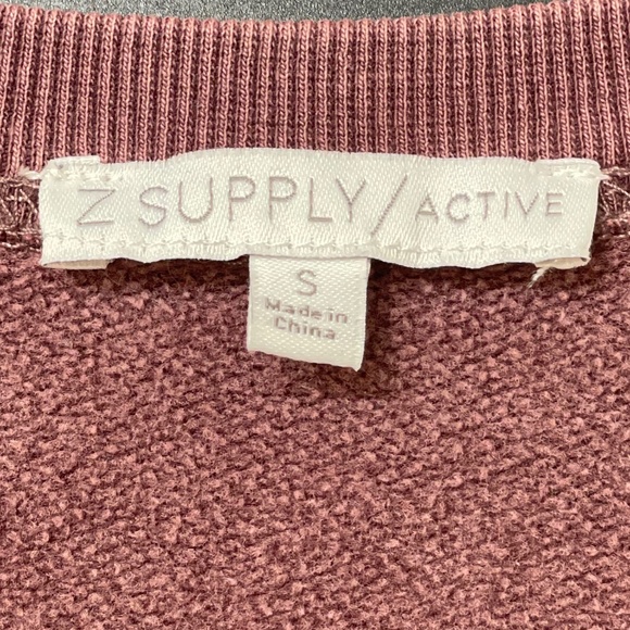 Z Supply Reversible Washed Pullover Sweatshirt (Size S) - Picture 4 of 6